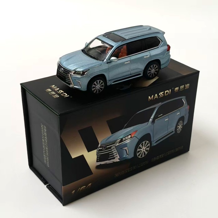 Maxdi 1: 64 2016 Lexus LX570 Mô Phỏng Hợp Kim Xe Mô Hình Tĩnh Bộ Sưu Tập Đồ Trang Trí Ngoài In Mô Hì