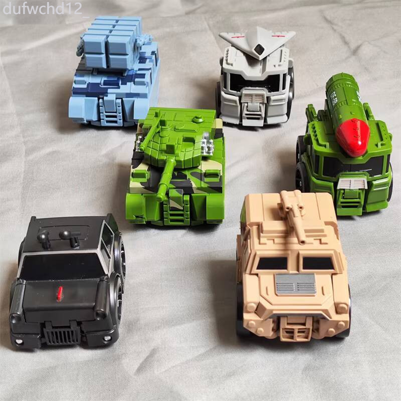 [HOT HIT] Đồ chơi biến Mini King Kong Xe Bumblebee Robot Megatron Người Nhện Chỉ huy Đỏ Mô hình hà