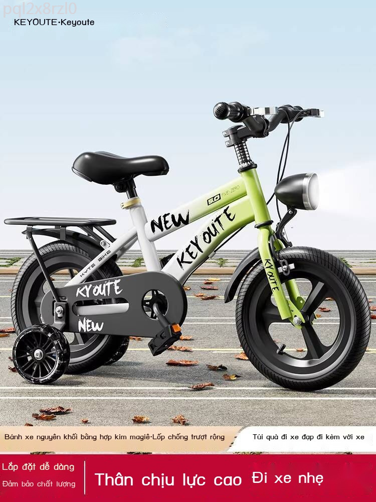 (Mới về) Xe trẻ em Koyote, 3-4-5-6-8 tuổi, cho trai và bé gái, xe lớn có bàn đạp 16inch