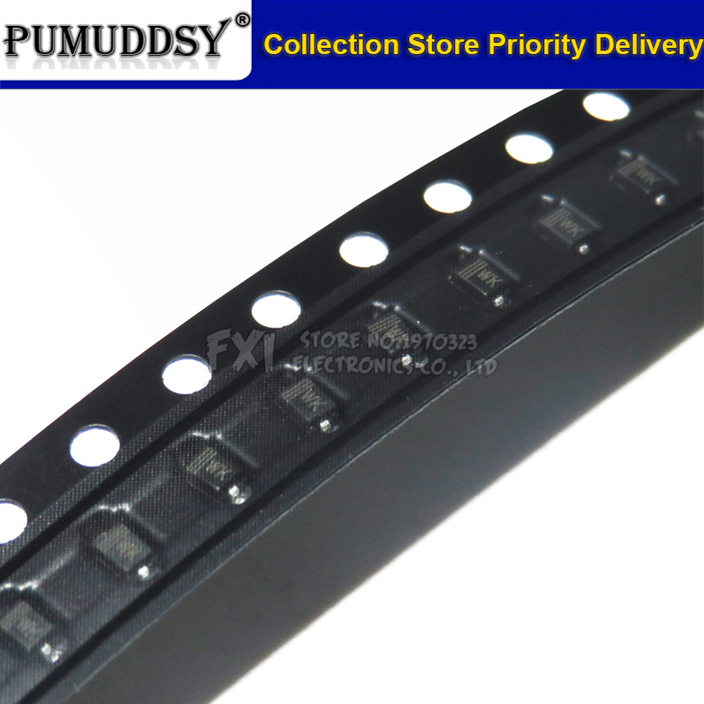 100 Chiếc SMD Zener Diode 16V SOD-323 0805 0,25 W SMD Diode BZT52C16V WK MM3Z16V Miếng Dán