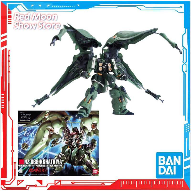 Bandai Có Hàng HGUC 099 1/144 NZ-666 KSHATRIYA Shaktari Gundam Mô Hình Lắp Ráp Đồ Chơi Quà Tặng Anim