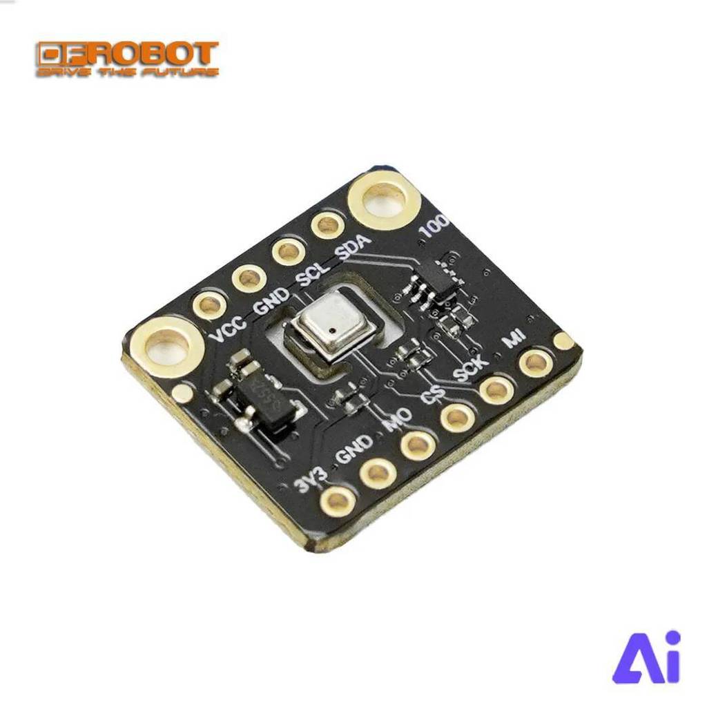 DFRobot Fermion BME688 AI Môi trường VOC Khí Cảm biến áp suất độ ẩm cho trạm thời tiết Nhà thông min