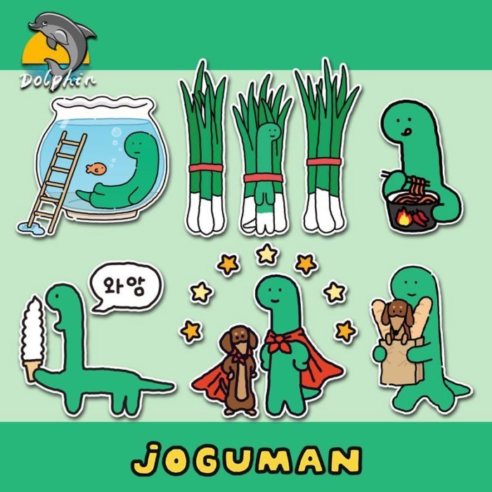 Joguman Khủng Long Nhỏ Praguman Joguman Phản Quang Xe Hơi Miếng Dán Điện Thân Xe Máy Phía Sau Cửa Sổ