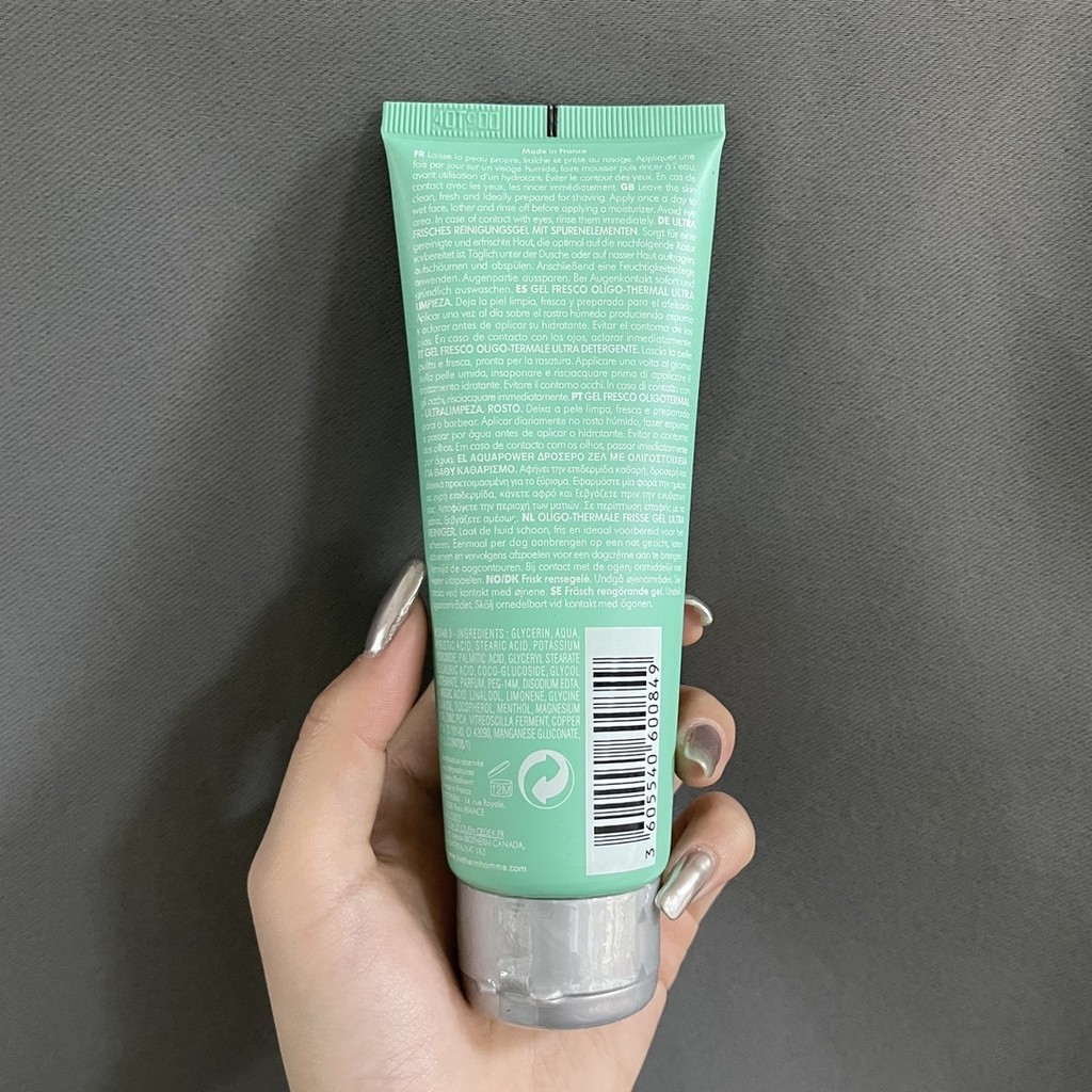 Hàng Mới Về 18 Bioquan Men 's Water Power Facial Cleanser 125ml Green Real Shot Arrival❗Green Is Wat