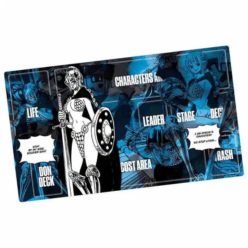 600X350X2Mm One Piece Kaidou Enel Koala Opcg Game Anime Trận Bàn Thảm Rebecca Luffy Board Game Card 