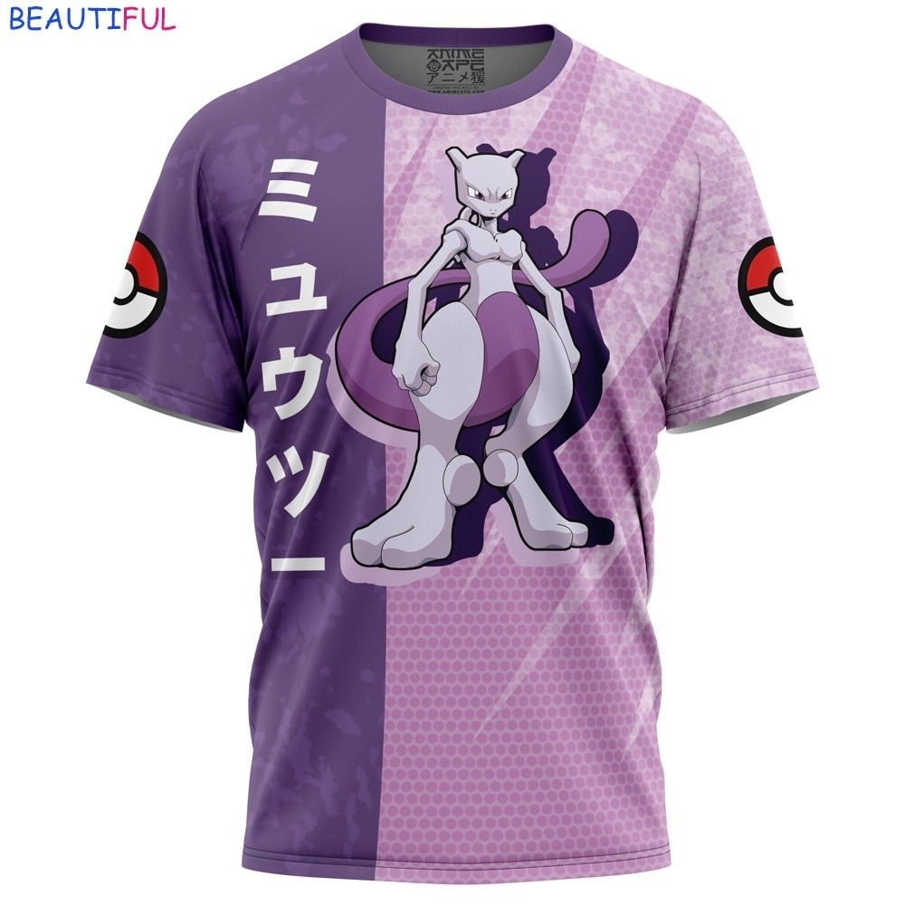 Áo thun Pokemon Mewtwo Attack
