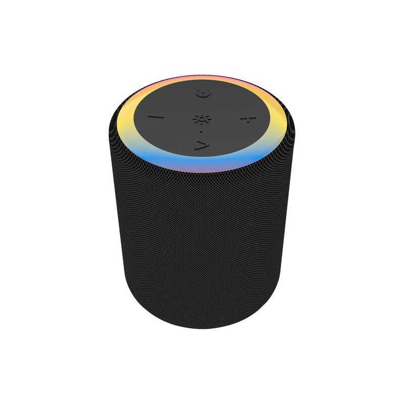 Loa mini Bluetooth di động Xi lanh chống nước ngoài trời Thép nhỏ Đèn sáng mini cho loa Homepod