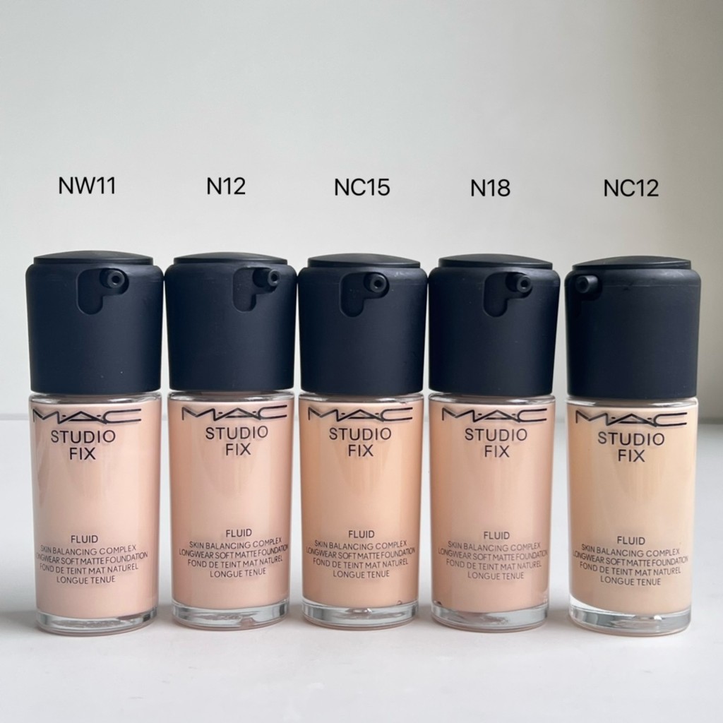 Hot Style Special / 45 Mac Concentrating Bottle Liquid Foundation Phiên bản mới 30mlMàu số nw11, n12