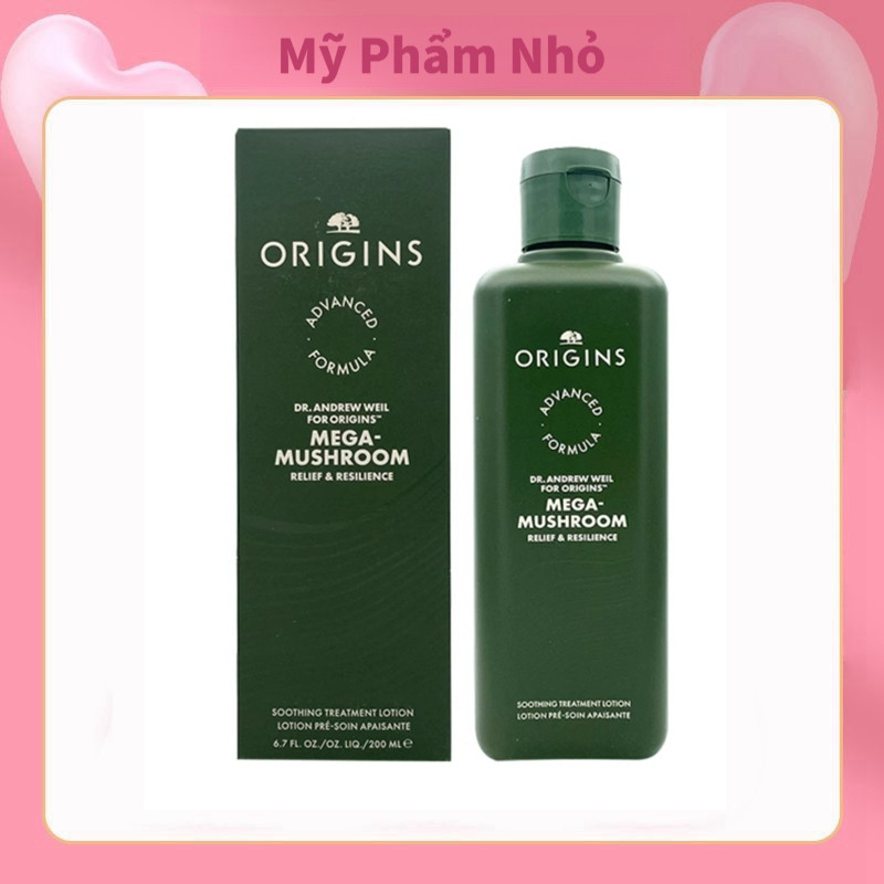 Mẫu mớiToner Nấm ORIGINS Mega-Mushroom & Treatment Lotion Nấm 200ml