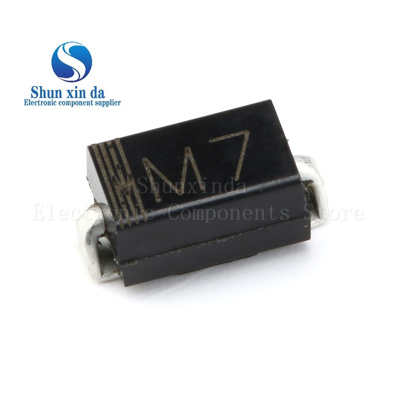 100 CÁI 1N4007 IN4007 4007 1N4007W 1N4007WS DO-41 M7 SMA DO214-AC SOD123FL SOD323 1A 1000V DIP SMD C