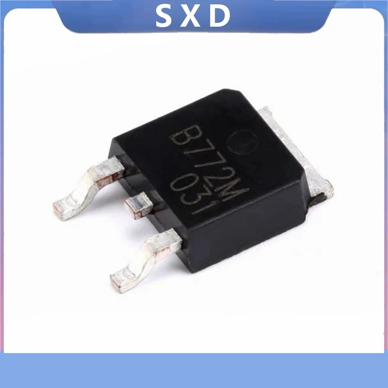 20 CHIẾC 2SB772 2SD882 B772 D882 B772M D882M SOT-89 TO-252 DPAK TO-126 NPN PNP SMD DIP 3A 30V Transi