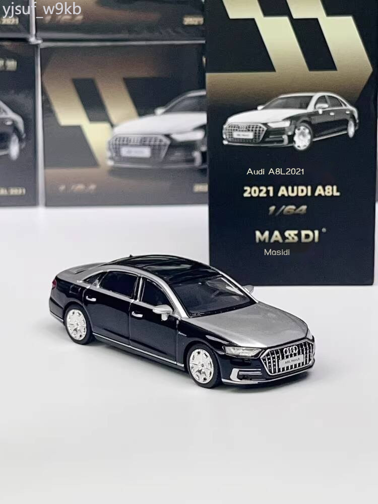 [Siêu Sale] Maxidi 1:64 Phiên bản Horch Audi A8L xe hợp kim Mô hình sưu tầm Xe sedan hạng sang Vật