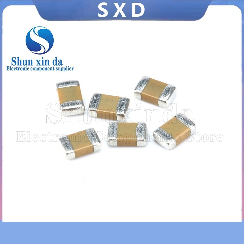 100 Chiếc 0805 0.5pF-47uF 50V SMD Phim Dày Chip Tụ Điện Gốm Nhiều Lớp 10NF 100NF 1UF 2.2UF 4.7UF 10U