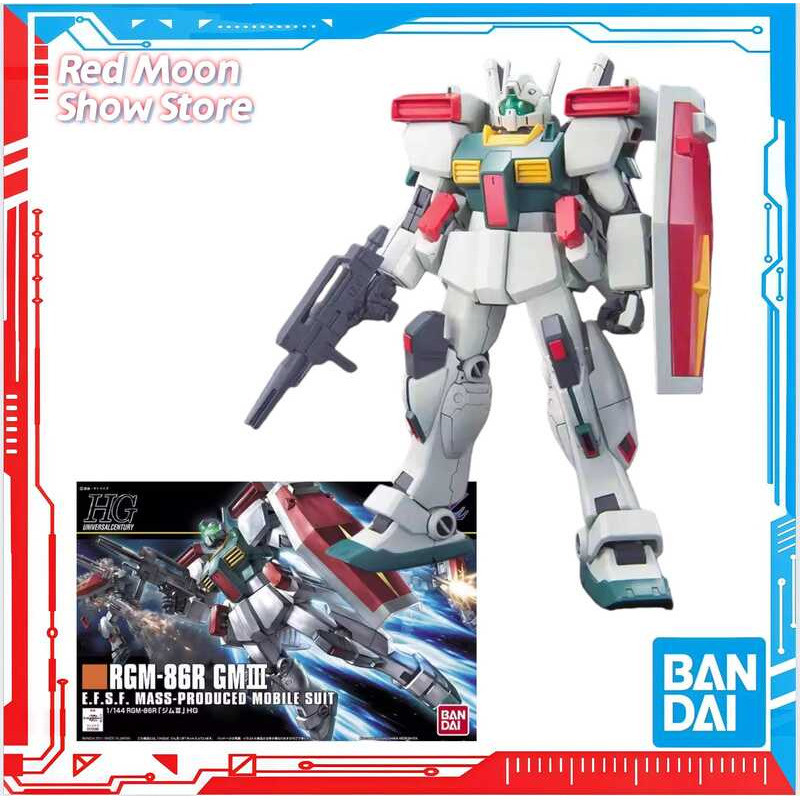 Bandai Có Hàng HGUC 126 1/144 RGM-86R GMIII GM 3 Gundam Mô Hình Lắp Ráp Đồ Chơi Quà Tặng Anime Figur