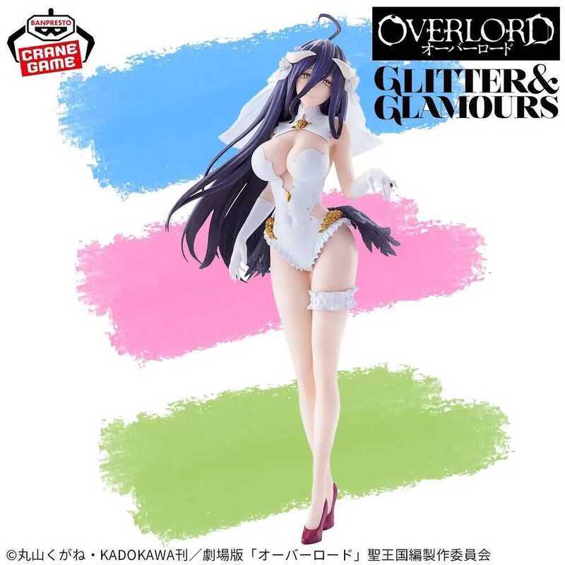 Còn hàng Chính hãng BANPRESTO GLITTER&GLAMOURS Overlord Wedding Albedo Figure Mô hình Anime Đồ chơi