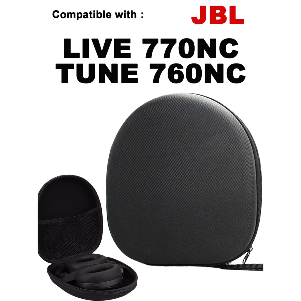 Dành Cho JBL TUNE 760NC / LIVE 770NC Tai Nghe Di Động Du Lịch Vỏ Cứng Chống Sốc Túi Bảo Quản