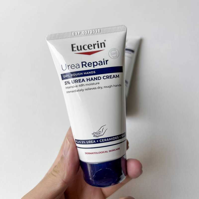 Eucerin eucerin Hand Cream Nữ 5% Urea Cream Dưỡng Ẩm Dưỡng Ẩm Chống Khô Tay Kem Nam 75ML