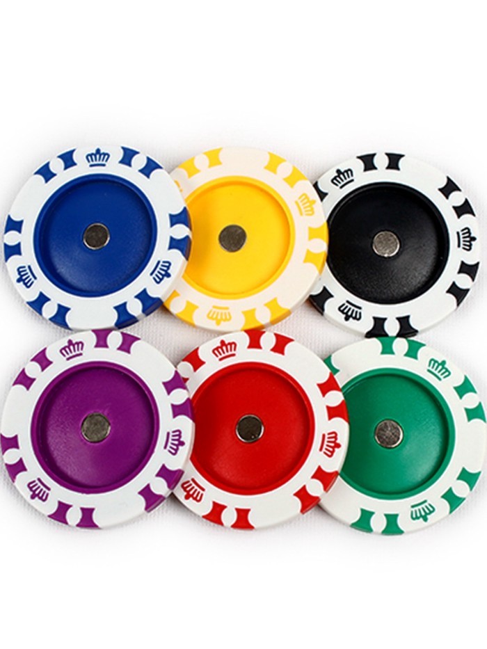 Golf Mark Hat Clip Trống Golf Coin / Golf Mark Chip Coin Golf Mark Clip