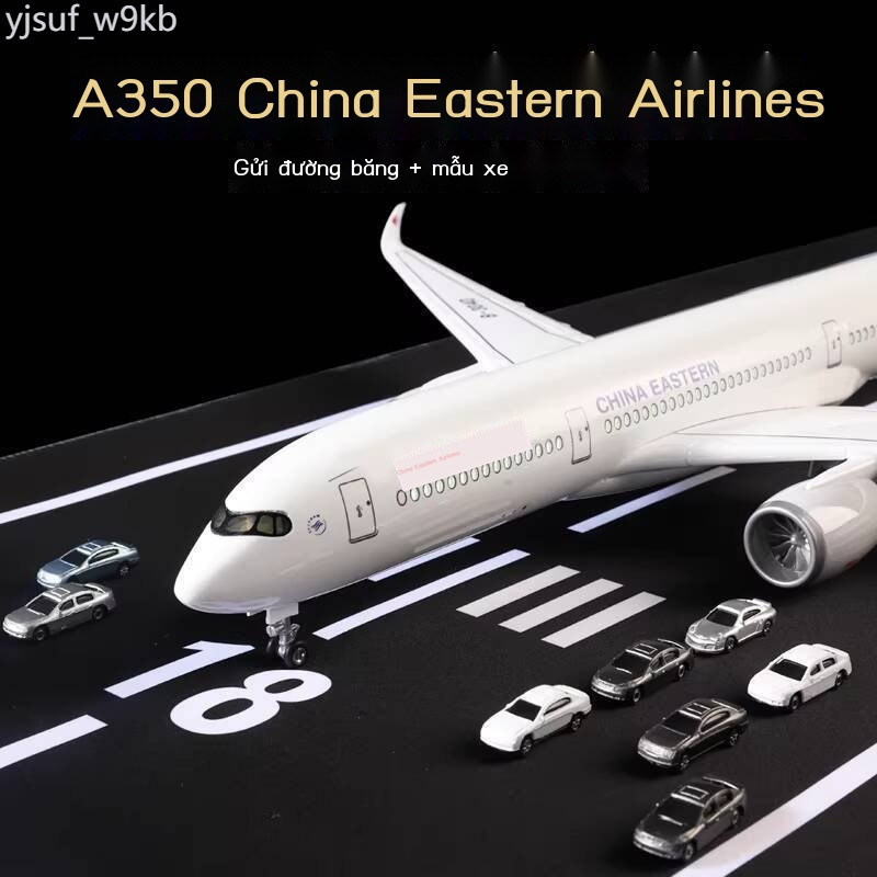 [Ảnh thật/Sẵn]  Mô hình Airbus A350 47cm, trang trí chở khách của Eastern Airlines, đồ chơi máy bay
