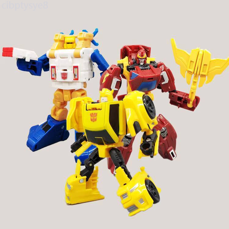 (Giá Hủy Diệt) Mô hình đồ chơi Transformers G1 Hot Rod Bumblebee bay qua núi, sóng, sóng khổng lồ,