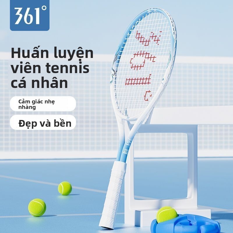 Vợt tennis chính hãng 361 Degree sinh viên đại học, mới bắt đầu, nam và nữ, dành cho người chơi đôi,