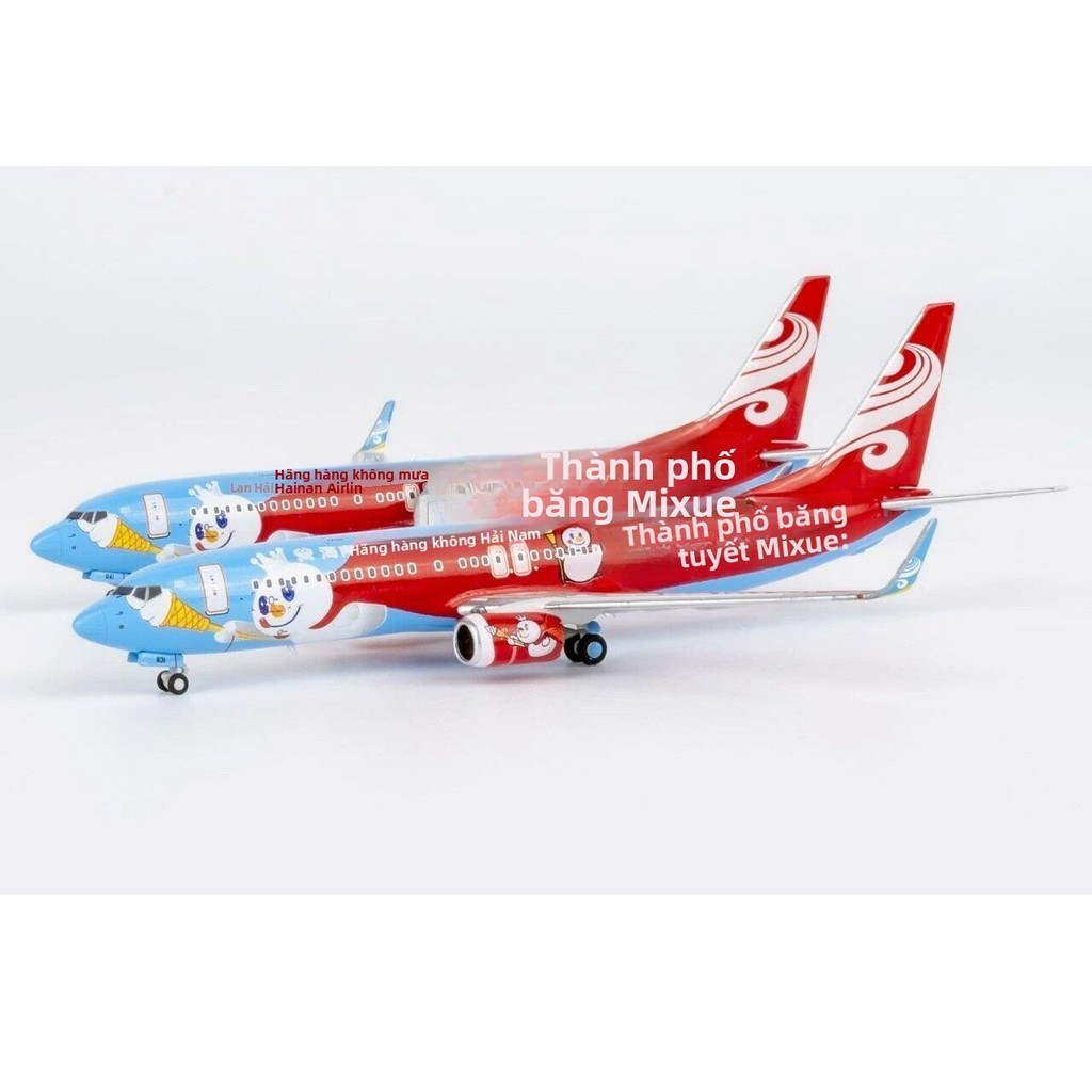 NG 1:400 Hãng hàng không Hải Nam Snow King B737-800/w Mô hình hợp kim B-1131 B-1141