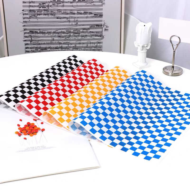 Bento Hộp Bánh Pad Giấy Burger Bánh Giấy Chống Mỡ Khay Giấy Gói Giấy Nướng Giấy Hấp Thụ Dầu Mỡ 26 * 