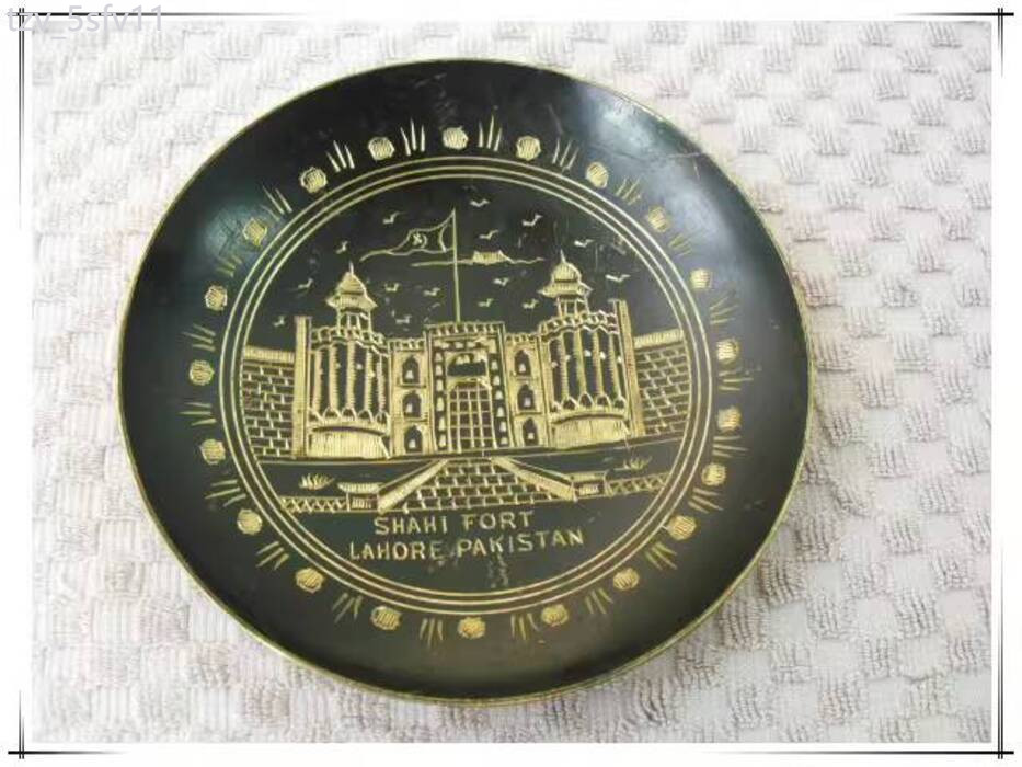 HOT- [ Ảnh thật ] đồng Pakistan Bản lâu đài Lahore Trang trí đồ trang sức Tấm treo