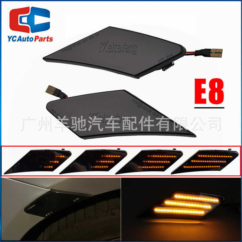 Thích hợp cho Toyota FT86 Subaru BRZ Fender Side Light LED Side Turn Signal Side Light Phiên bản đen