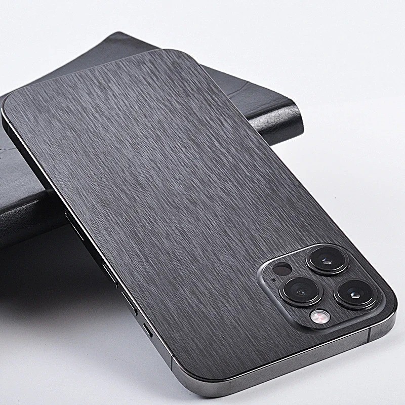 Chải Vẽ Decal Da Cho iPhone 17 Pro Max 17 Pro Mỏng Mờ Điện Thoại Bảo Vệ Mặt Sau Phim Dán Cho iPhone 