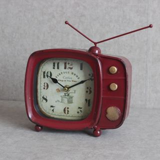 Đồng hồ để bàn kiểu châu Âu tinh xảo, vật trang trí sáng tạo cho phòng khách, đơn giản và cổ điển.