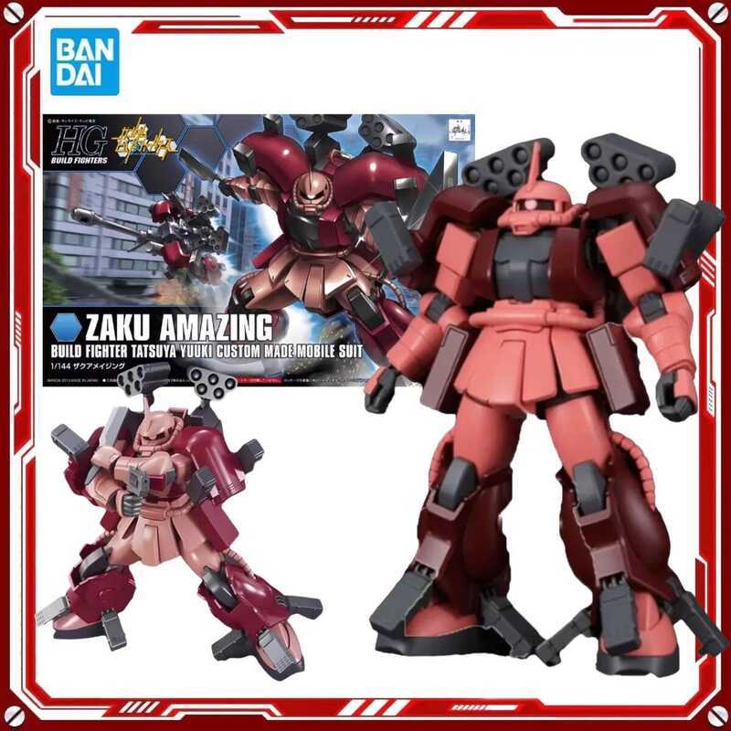 Bandai Anime HGBF 002 1/144 ZAKU II Gundam Build Fighters Bộ Lắp Ráp - Đồ Chơi Mô Hình Nhân Vật Hành