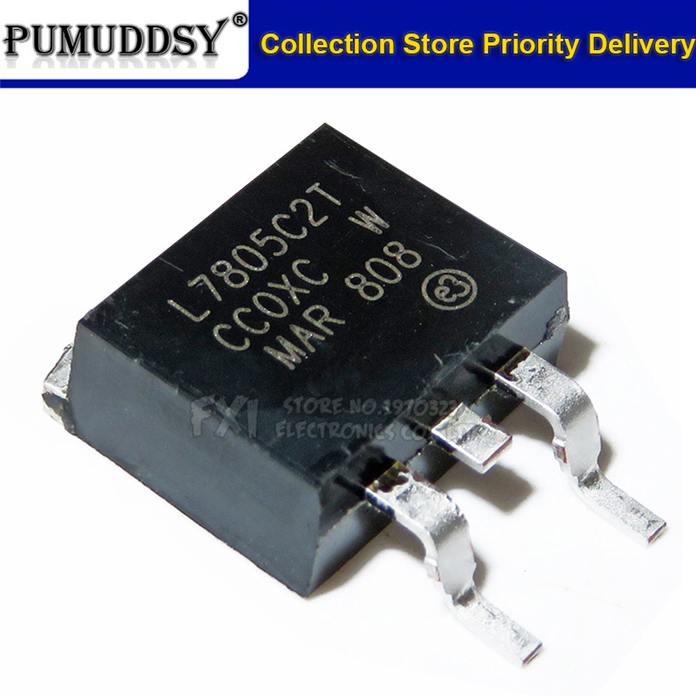 10 CÁI 7805 Bộ điều chỉnh ba đầu SMD L7805 TO-263 (D2PAK) chính hãng L7812CD2T L7812 L7805CD2T chính