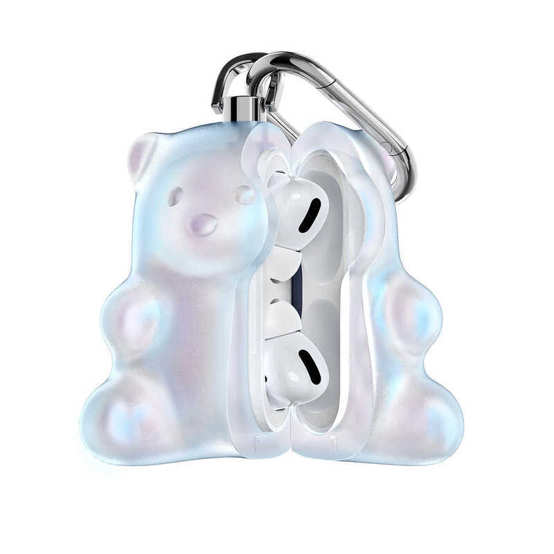 808FC Original Bear Airpodpro2 Vỏ tai nghe Apple Keo cứng Vỏ bảo vệ airpod4 đầy màu sắc