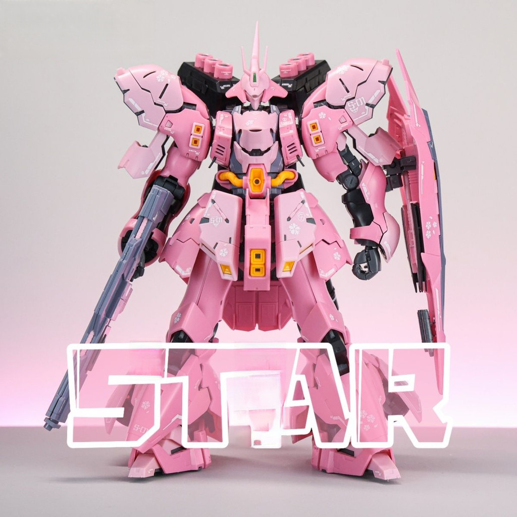 Transformers Sakura Pink Sazabi Gundam Lắp ráp Khối xây dựng Sinh nhật Câu đố Món quà Đồ chơi