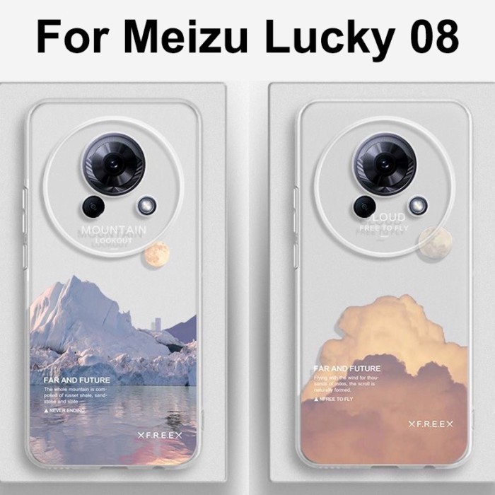 ♞,♘Ốp lưng silicon TPU mềm siêu mỏng Meizu Lucky 08 5G Meizu Lucky08 chống sốc