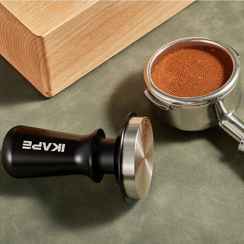 Máy pha cà phê IKAPE V3 Espresso, Máy pha cà phê Barista cao cấp có tải lò xo hiệu chỉnh, Máy nghiền đế bằng thép không gỉ 100%