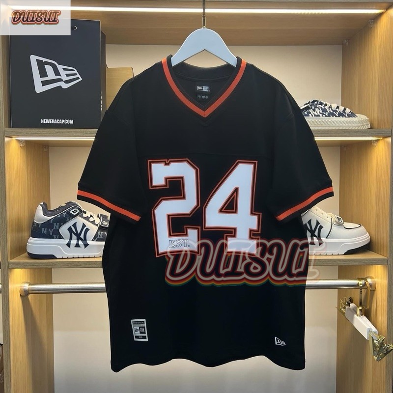 (Auth) New Era Japan 24 Jersey Đen Cam | - Async Studio