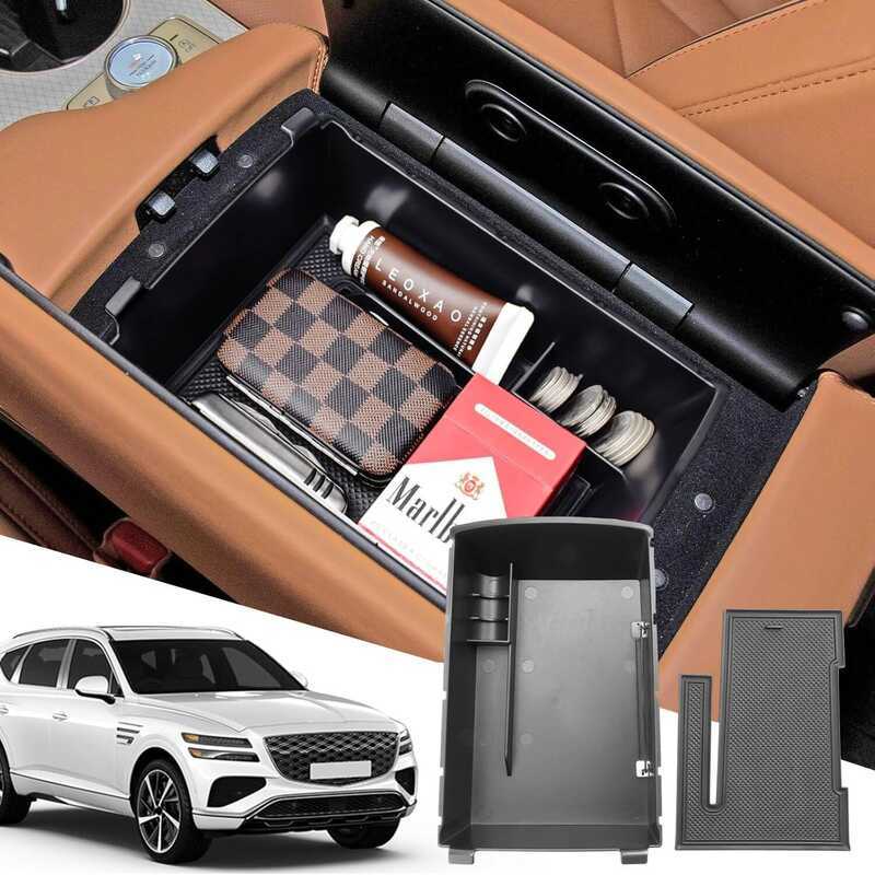 Sixthsmoy Khay Tổ Chức Cho Genesis GV80 2025 Phía Trước Tay Hộp Bảo Quản Điều Khiển Trung Tâm Nội Th