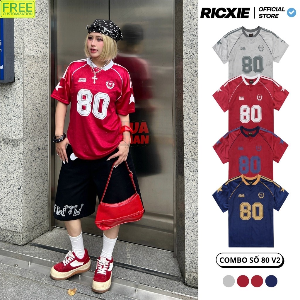 Combo 2 Áo Thun Ricxie Nam Nữ - Mới