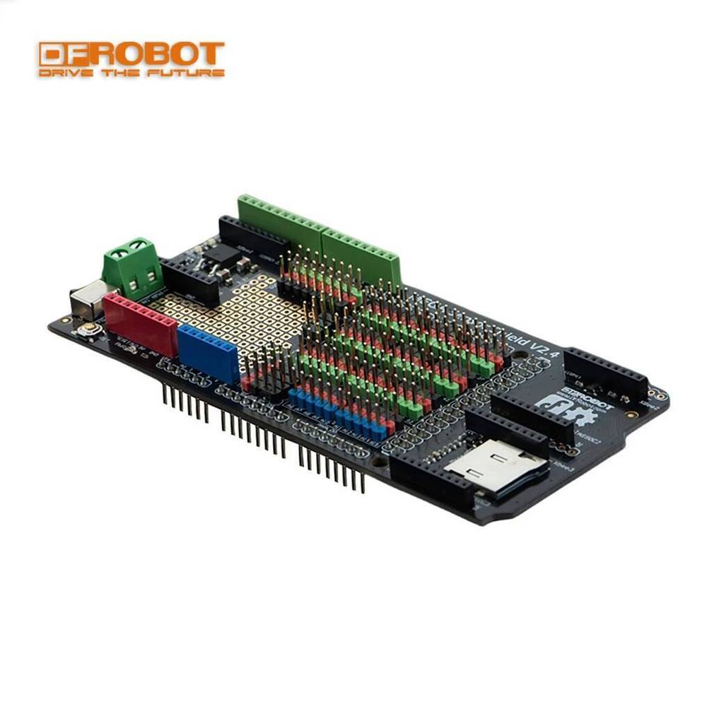 DFRobot Mega Sensor Shield IO Bảng mở rộng V2.4 Tương thích với Arduino Mega megaADK hầu hết các tiê