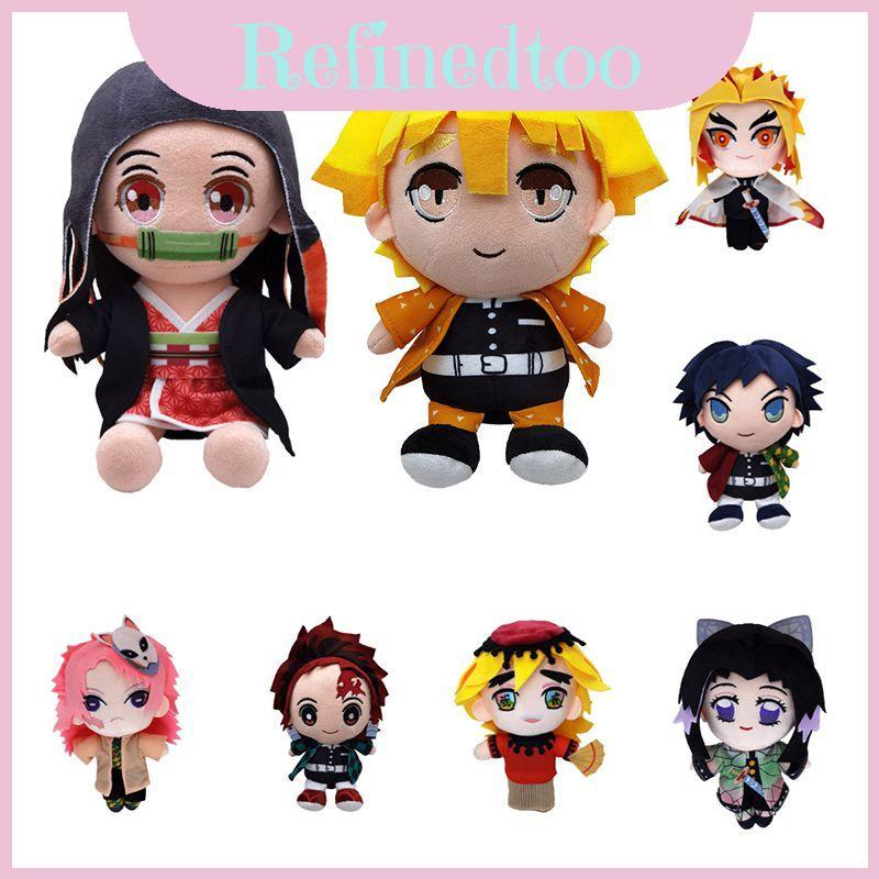 8in Anime Demon Slayer Kimetsu No Yaiba Mềm Mại Sang Trọng Búp Bê Nhồi Bông Đồ Chơi Trẻ Em