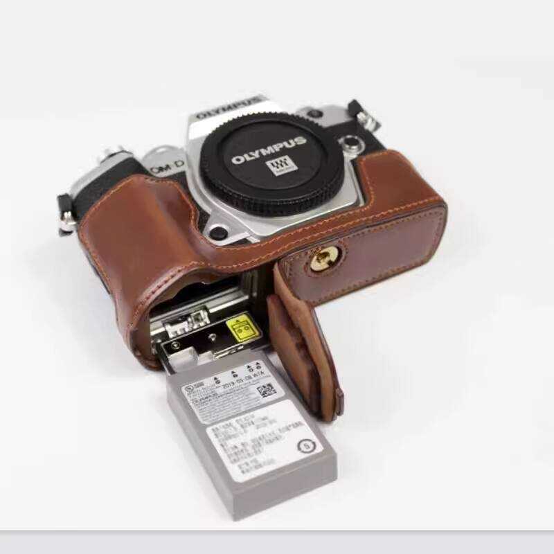 Thích hợp cho Olympus EM10-3 Vỏ bảo vệ thế hệ thứ tư em5iii Túi đựng máy ảnh ep7 Base om5 Vỏ da thế 
