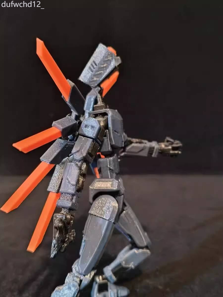 ( rẻ mà chất lượng) Mô hình lắp ráp 3D in Dummy13 mới V1, robot đa khớp siêu di động cho bé trai