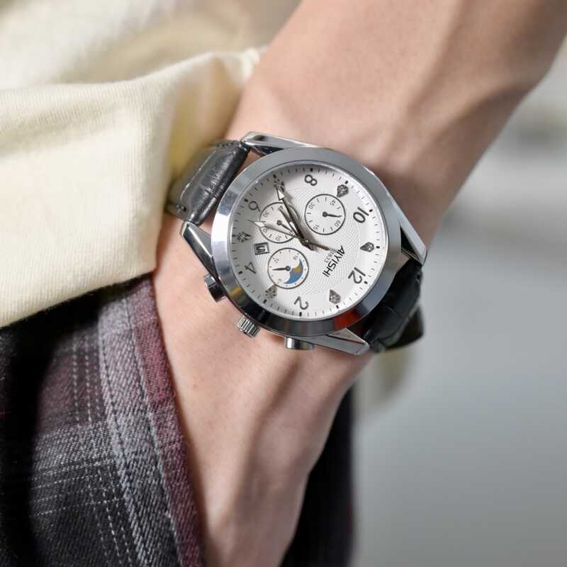 Aiyishi 1833 Chống Nước Thời Trang Nam Hợp Thời Trang Phù Hợp Với Tất Cả Trận Đấu Tự Động Không Cơ H