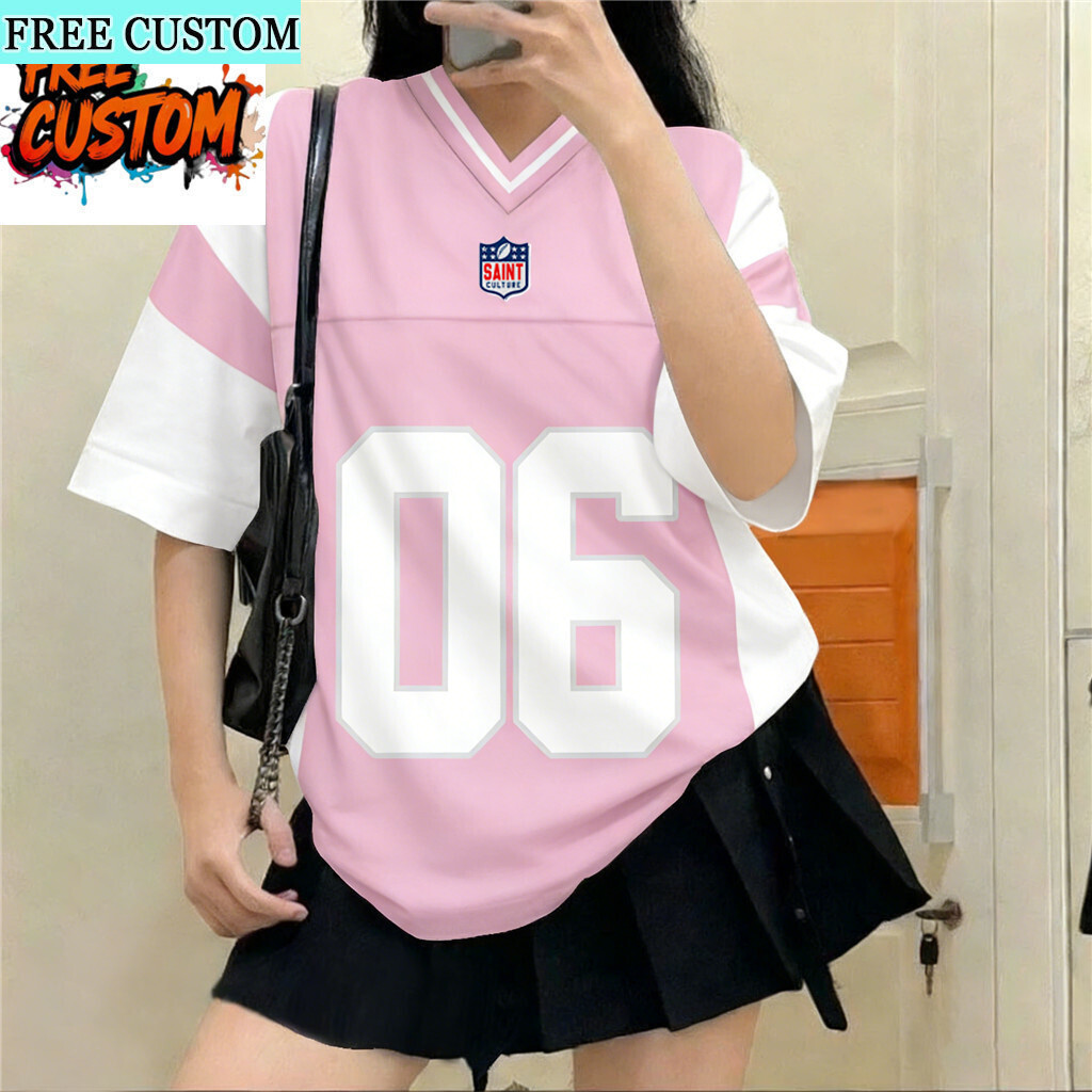 Pastel Blush Jersey Áo Đấu Oversize Cho Nam - Style Retro Y2K Dạo Phố | CoreNew