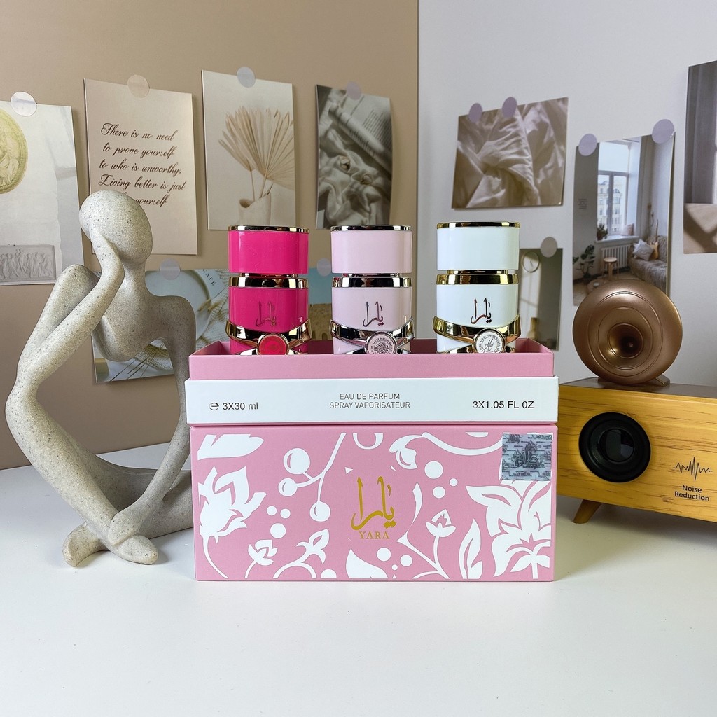 Sản phẩm mới Sản phẩm mới 60 Nước hoa Lattafa Mẫu trung bình 30ml Bộ hộp bột ba mảnhChứa 3 * 30ml kè