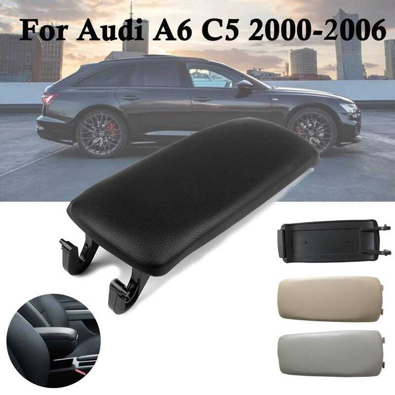 Xe Tay Vịn Chốt Nắp Bảng Điều Khiển Bao Trung Tâm Cho Xe Audi A6 C5 2000-2006 Kẹp Bắt Pu Da Tay Còn 