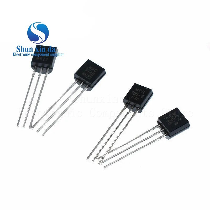 20 CHIẾC MCR100-6 MCR100-8 BT131-600 BT169D MAC97A6 MAC97A8 TO92 BT134-600E TO126 MCR100 BT131 BT169