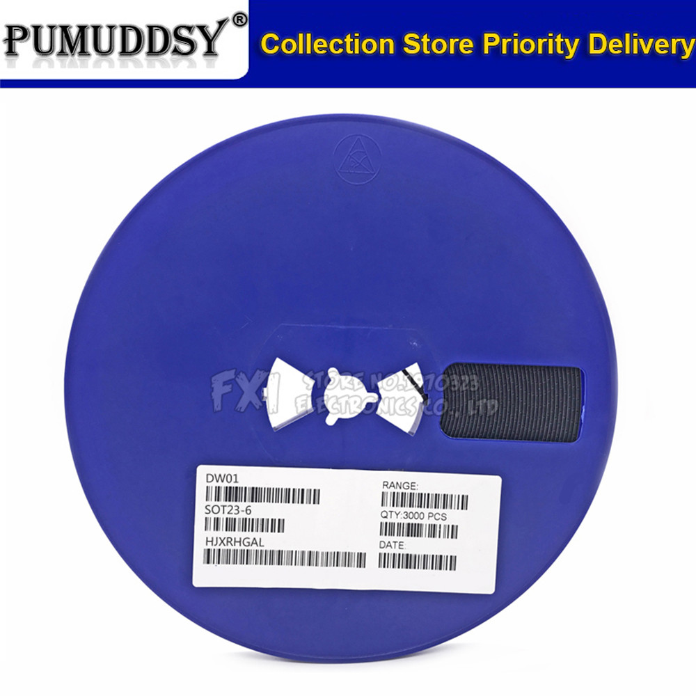 3000 chiếc DW01 SOT23-6 di động bảo vệ lithium IC chip Mới nguyên bản